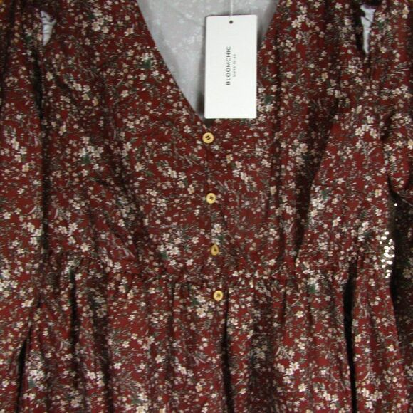 NWT BloomChic floral top 10 - Picture 5 of 10
